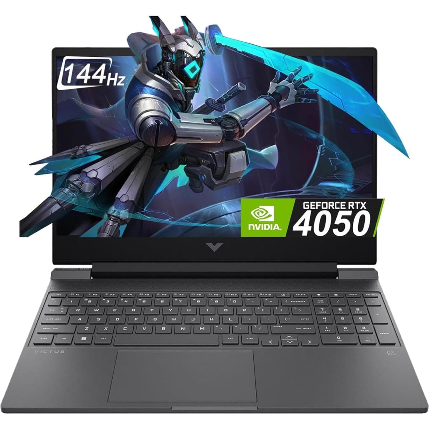 HP Victus 15.6" FHD 144Hz Gaming Laptop Intel Core i5-13420H NVIDIA GeForce RTX 4050 6GB - 16GB DDR4 512GB SSD Mica Silver (2024)