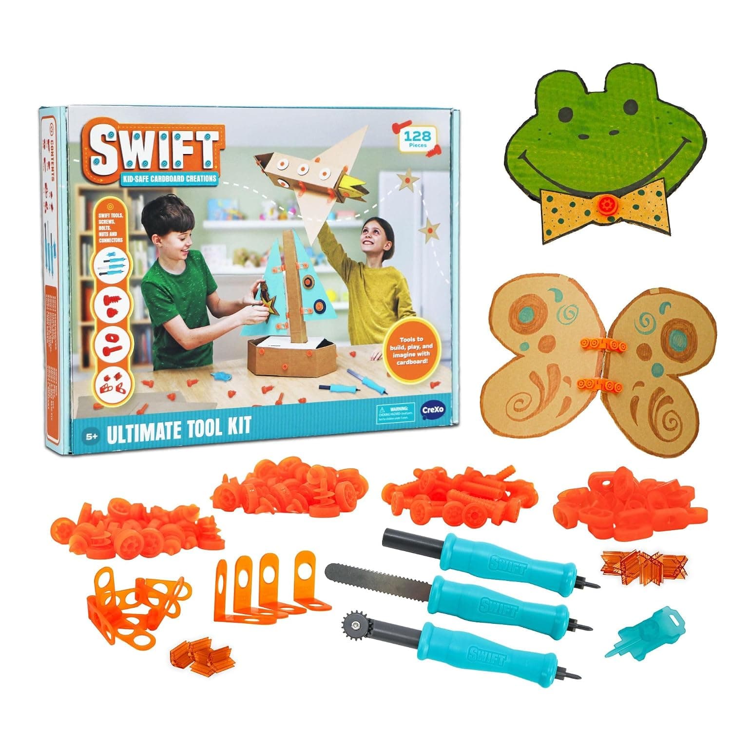 Swift Ultimate Tool Kit - Cardboard Cutter Construction Set | Kids Age 5+