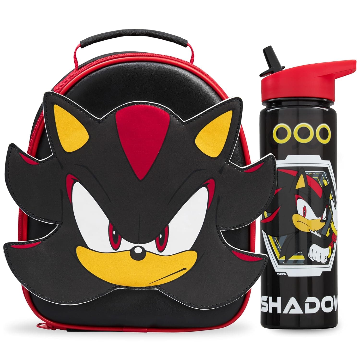 Get Trend Sonic The Hedgehog 3D Kids Insulated Lunch Bag & Bottle 2 Pcs Set