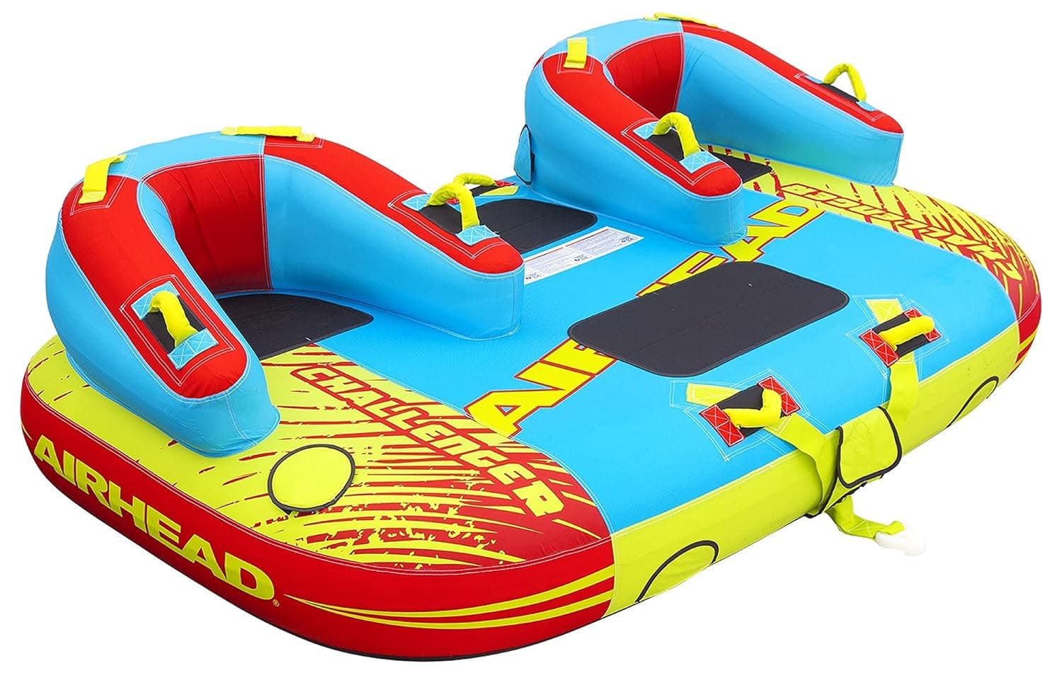AIRHEAD Challenger 1-3 Rider, Towable Tube for Boating