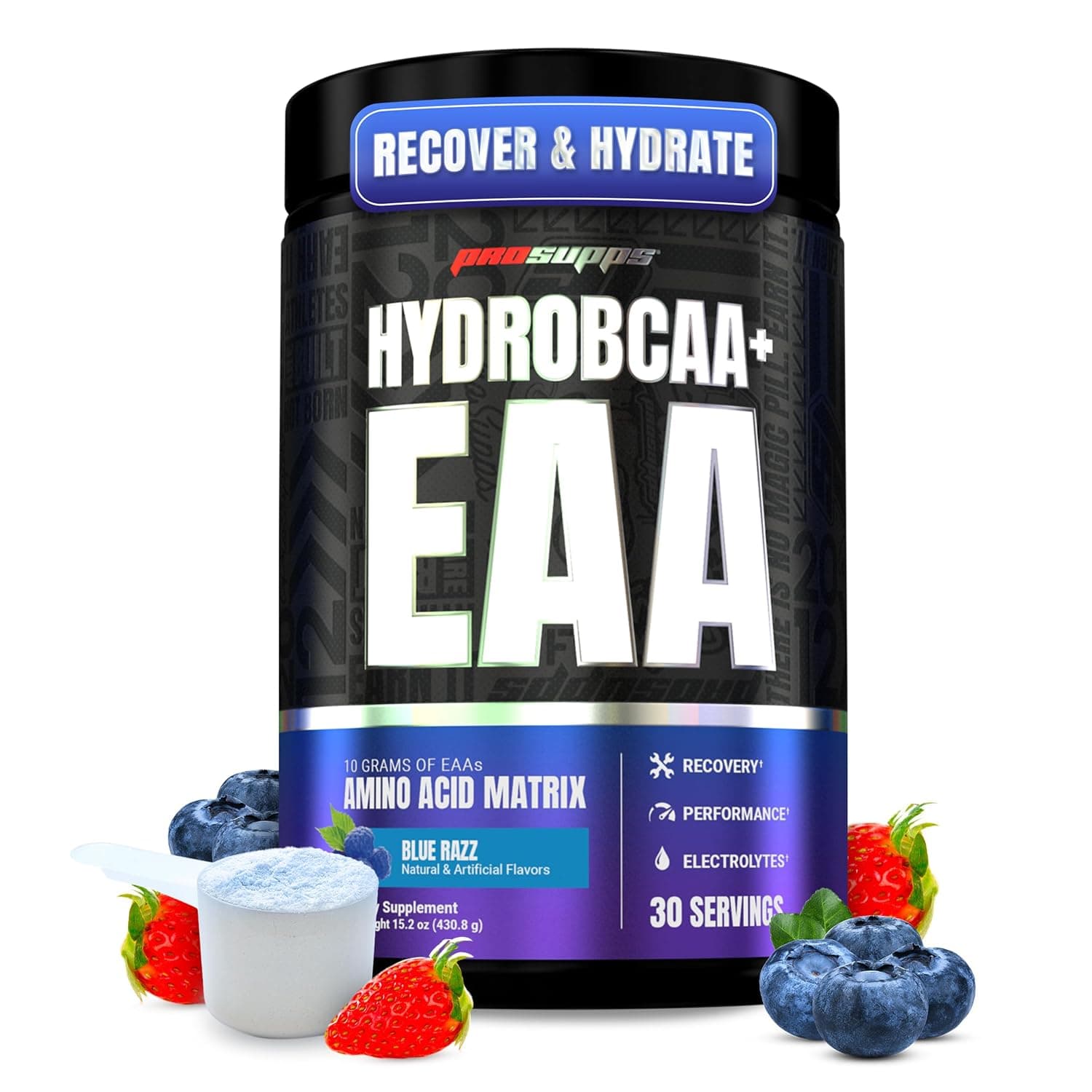 Hydro BCAA + Essentials 30 Servings Blue Raspberry