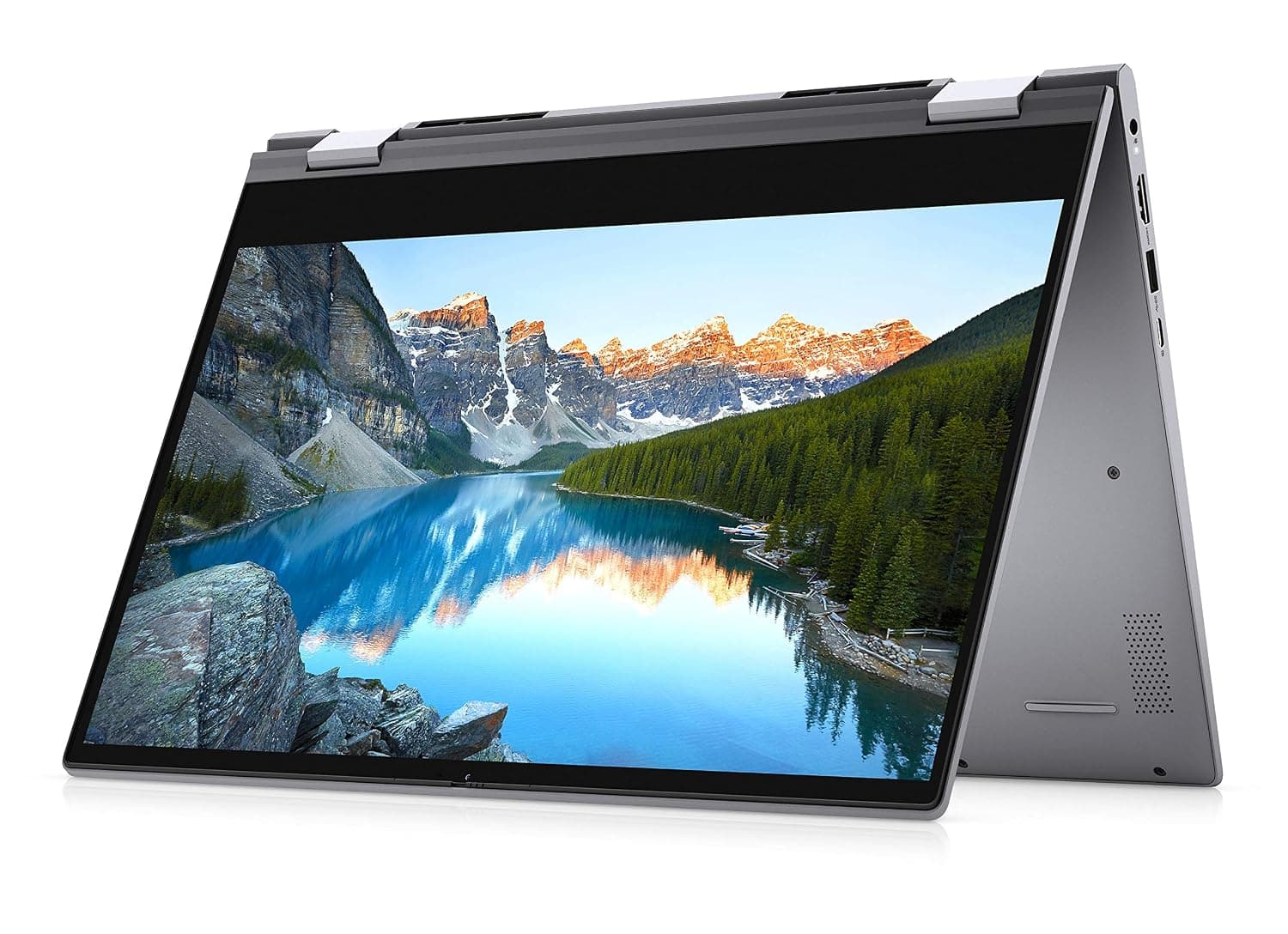 2021 Dell Inspiron 14 5000 2-in-1 14" FHD Touchscreen Laptop, Intel Core i5-1035G1 Processor, 8GB RAM, 512GB SSD, Backlit Keyboard, HDMI, Wi-Fi 6, Webcam, Windows 10, Gray, W/ IFT Accessories