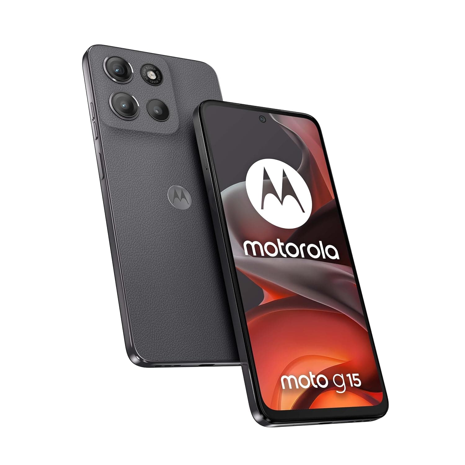 Motorola Moto G15 DUAL-SIM 256GB ROM + 8GB RAM (GSM Only|No CDMA) Factory Unlocked 4G/LTE Smartphone (Gravity Grey) - International Version