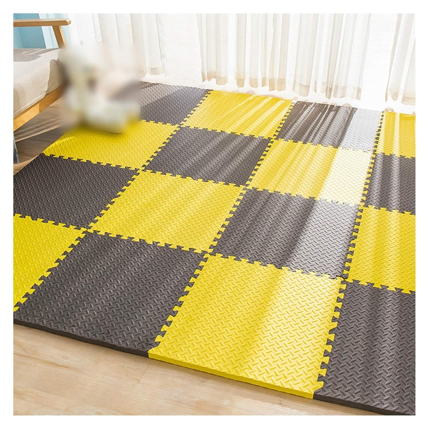 Infant Soft EVA Foam Play, Puzzle Mat Kids Playing Crawling Pad Toys for Crawling Baby Infant Classroom Toddlers Kids Gym, Workout (Color : B, Size : 60x60x2.5cm-16pcs)