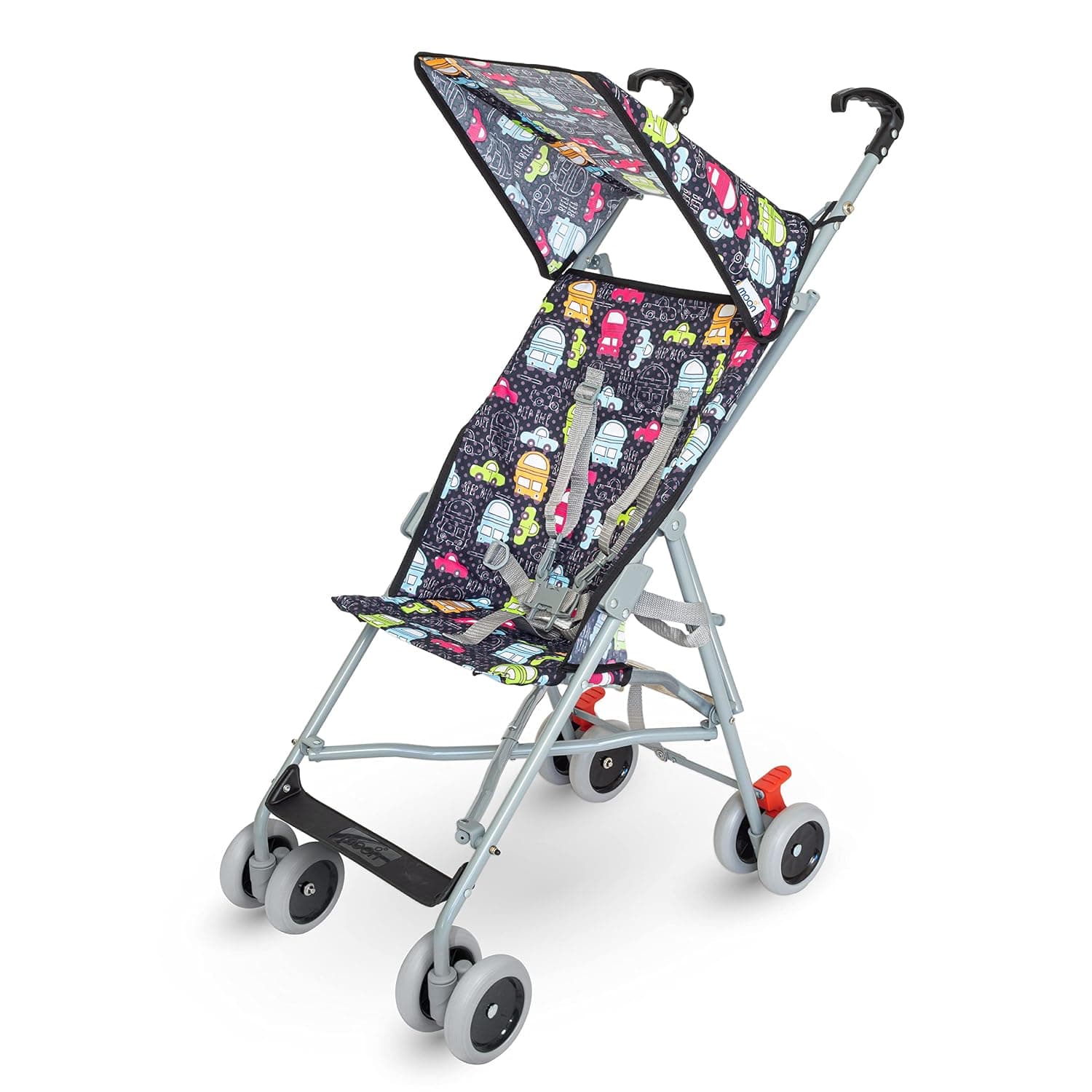 MOON - Jet Ultra Light Weight Fold Buggy Stroller Buggy - Printed Cars