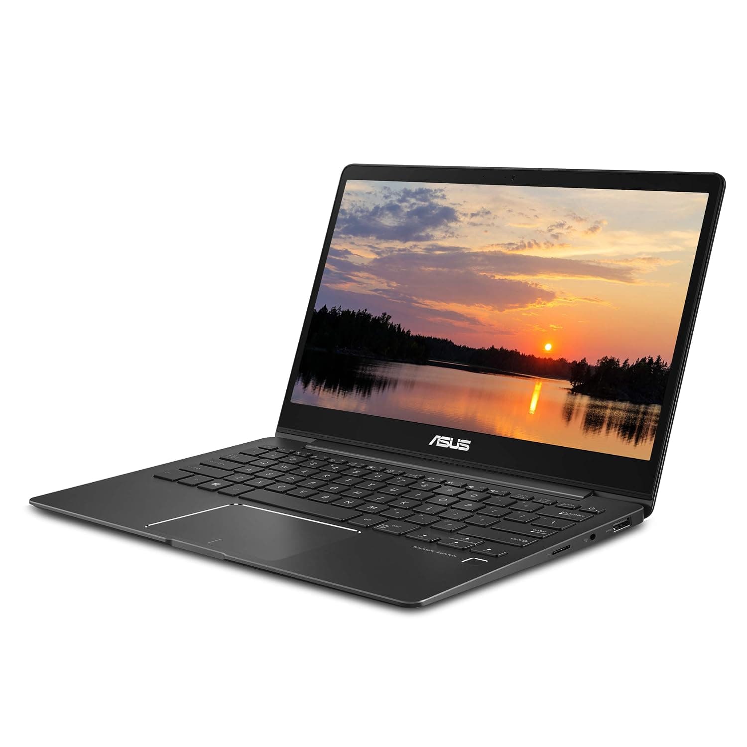 ASUS ZenBook 13 Ultra Slim Laptop, 13.3” FHD Wideview, 8th Gen Intel Corei7-8565U, 8GB LPDDR3, 512GB PCIe SSD, Backlit KB, Fingerprint, Slate Gray, Windows 10, UX331FA-DB71