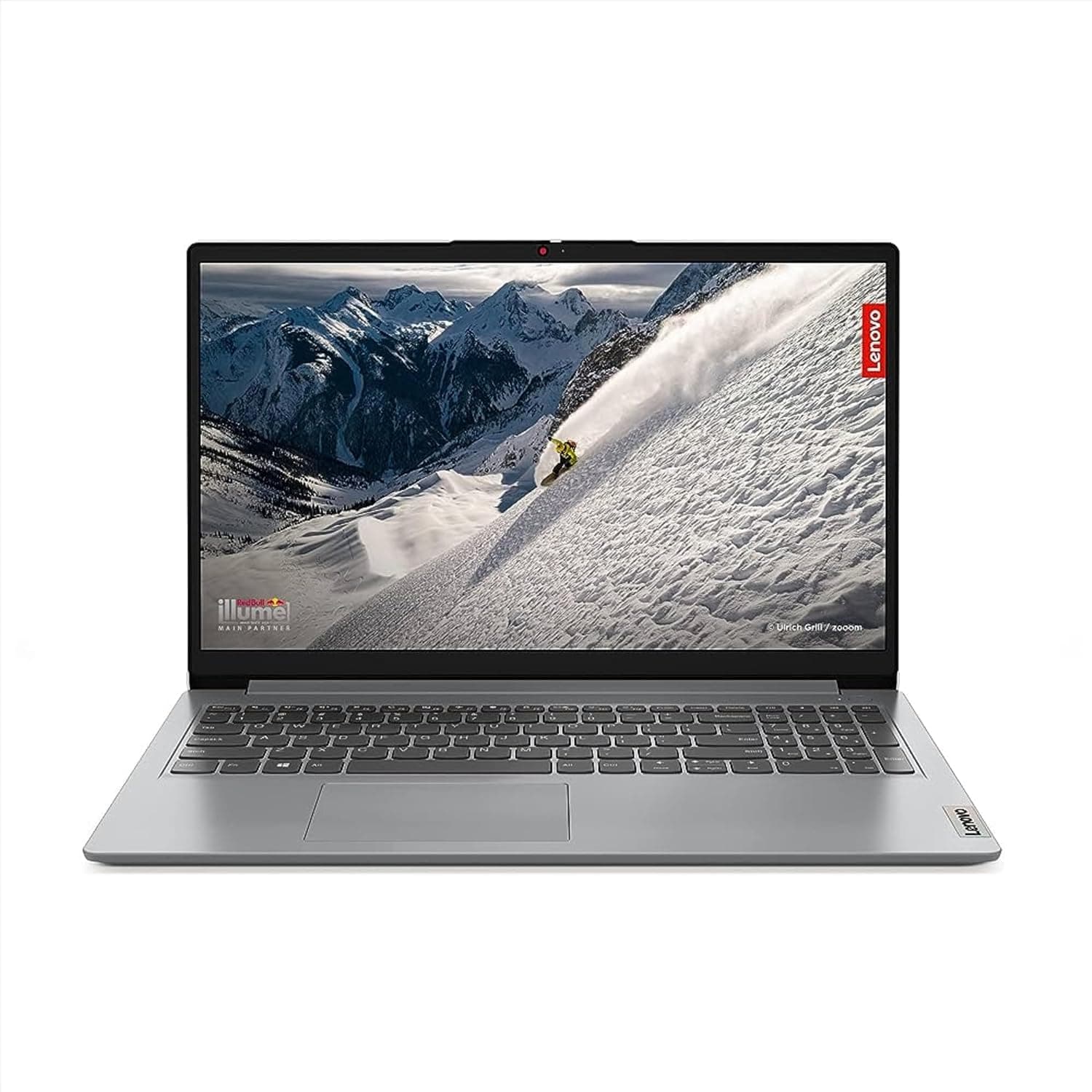 لينوفو لابتوب ايديا باد 1 15 IGL7، معالج انتل سيليرون N4020، ذاكرة RAM DDR4 4GB، SSD M.2 NVMe 256GB، بطاقة رسومات انتل UHD 600، شاشة HD 15.6 انش، ويندوز 11 هوم، رمادي كلاود