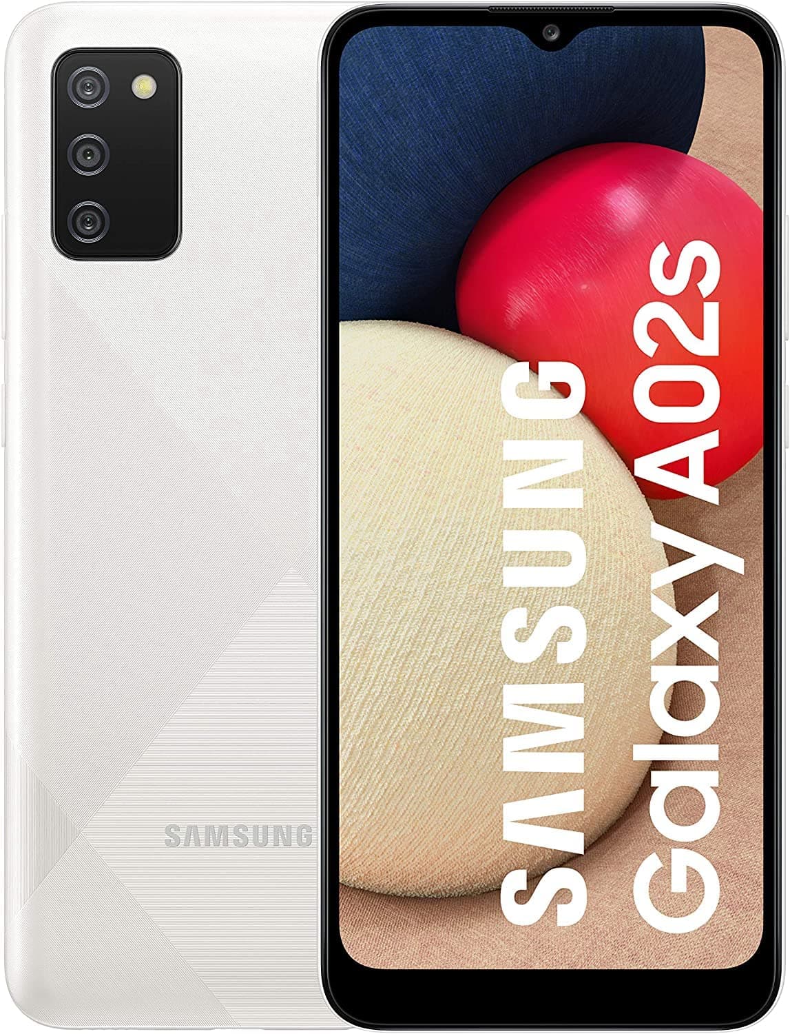 Samsung Galaxy A02s Dual-SIM 32GB ROM + 3GB RAM (GSM Only | No CDMA) Factory Unlocked 4G/LTE Smartphone (White) - International Version