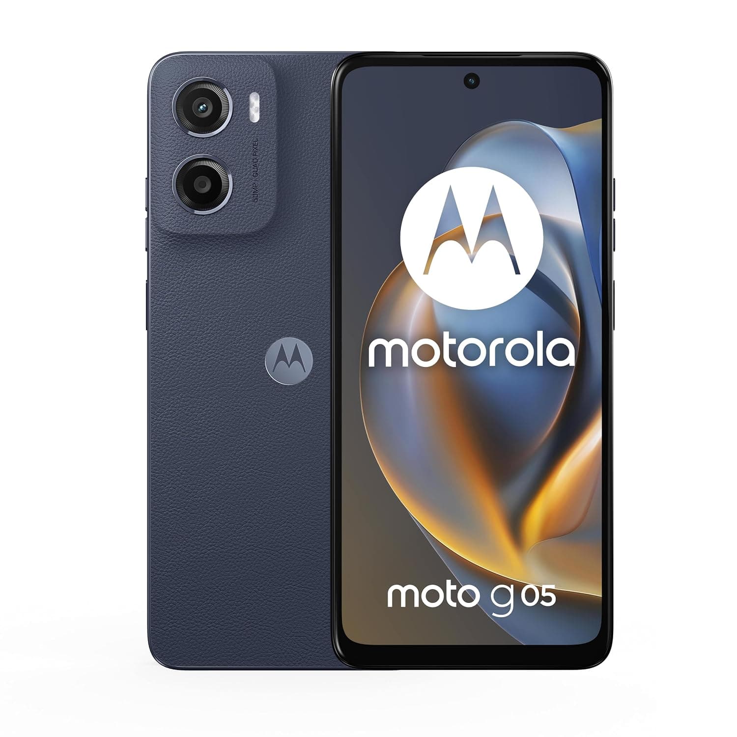 Motorola Moto G05 Dual-SIM 256GB ROM + 8GB RAM (GSM Only | No CDMA) Factory Unlocked 4G/LTE Smartphone (Denim Blue) - International Version