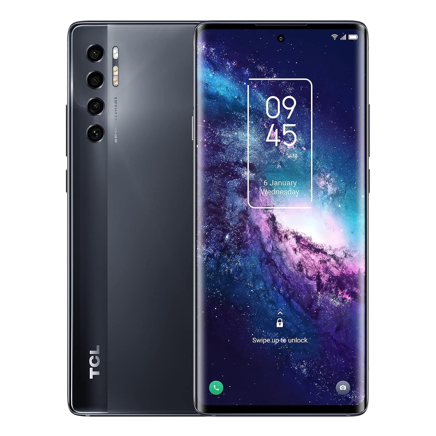 TCL 20 Pro DUAL-SIM 256GB ROM + 6GB RAM (GSM Only | No CDMA) Factory Unlocked 5G Smartphone (Moondust Grey) - International Version