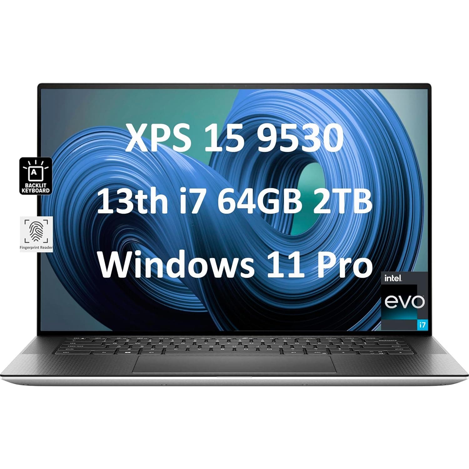 Dell XPS 15 9530 15.6'' FHD+ (Intel 13th Gen 14-Core i7-13700H (Beat i9-12900H), 64GB DDR5 RAM, 2TB SSD, Arc A370M) Business Laptop, Thunderbolt 4, Webcam, Wi-Fi 6E, Win 11 Pro, Platinum Silver