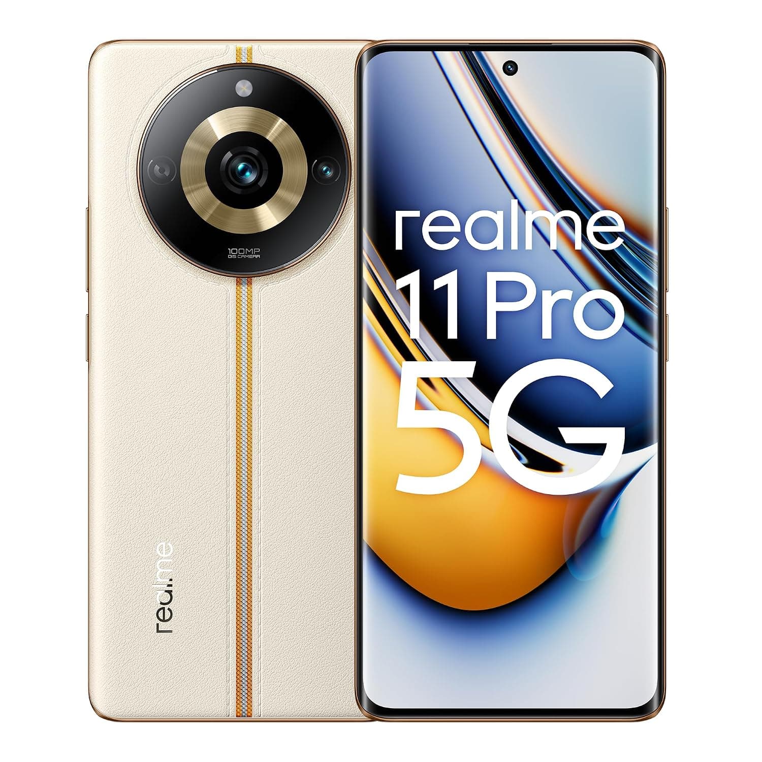Realme 11 Pro RMX3771 Dual-SIM 128GB ROM + 8GB RAM (GSM Only | No CDMA) Factory Unlocked 5G Smart Phone (Sunrise Beige) - International Version