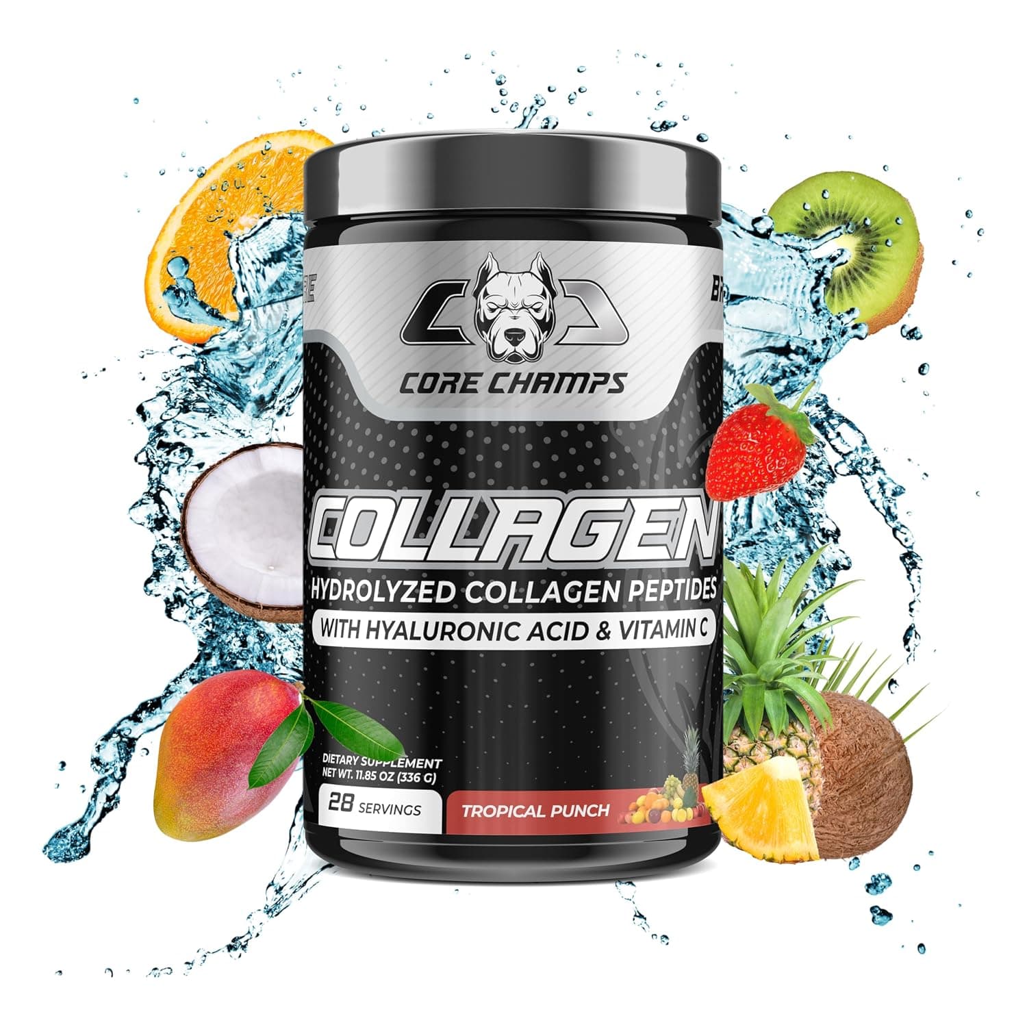 Core Champs Collagen 336 grams - 28 servings (Tropical Fruit)