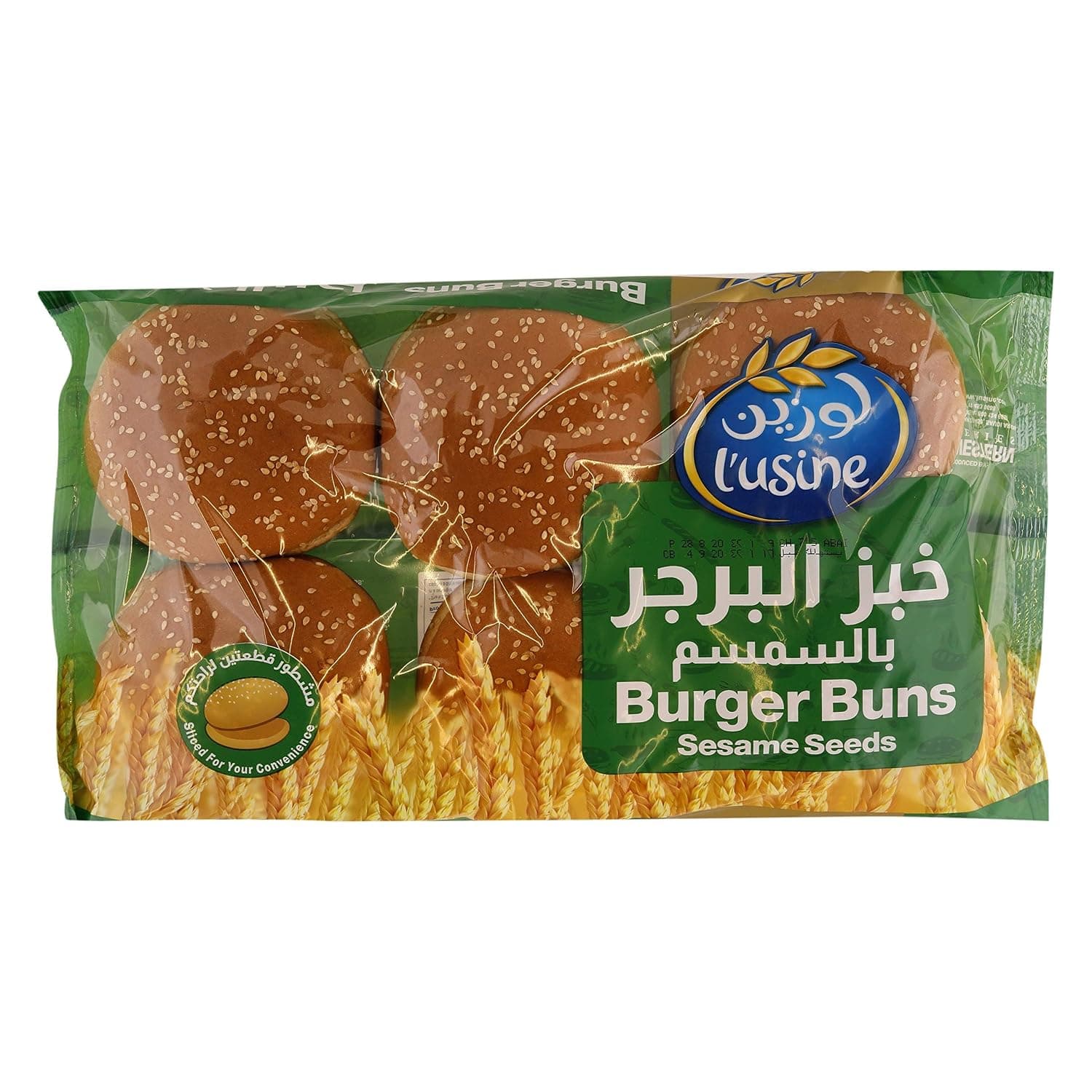 L'usine Burger Buns With Sesame Seed 400Gm