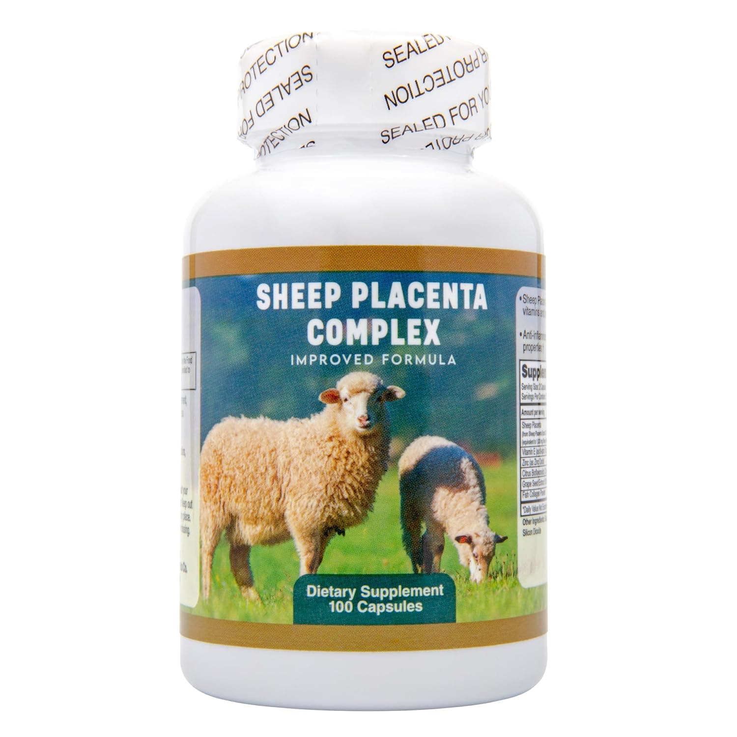 Sheep Placenta Complex 100 Capsules,FRESH, New Item Good Product !!