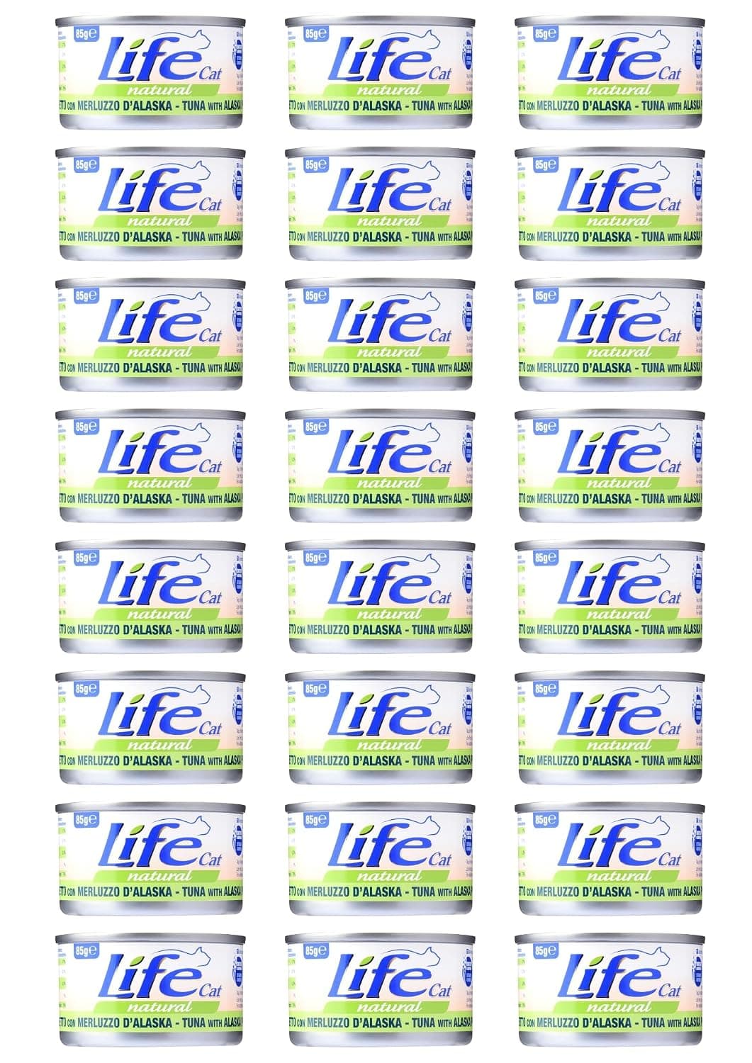 Life Cat wet food tuna with alaska pollock 85 gm x 24