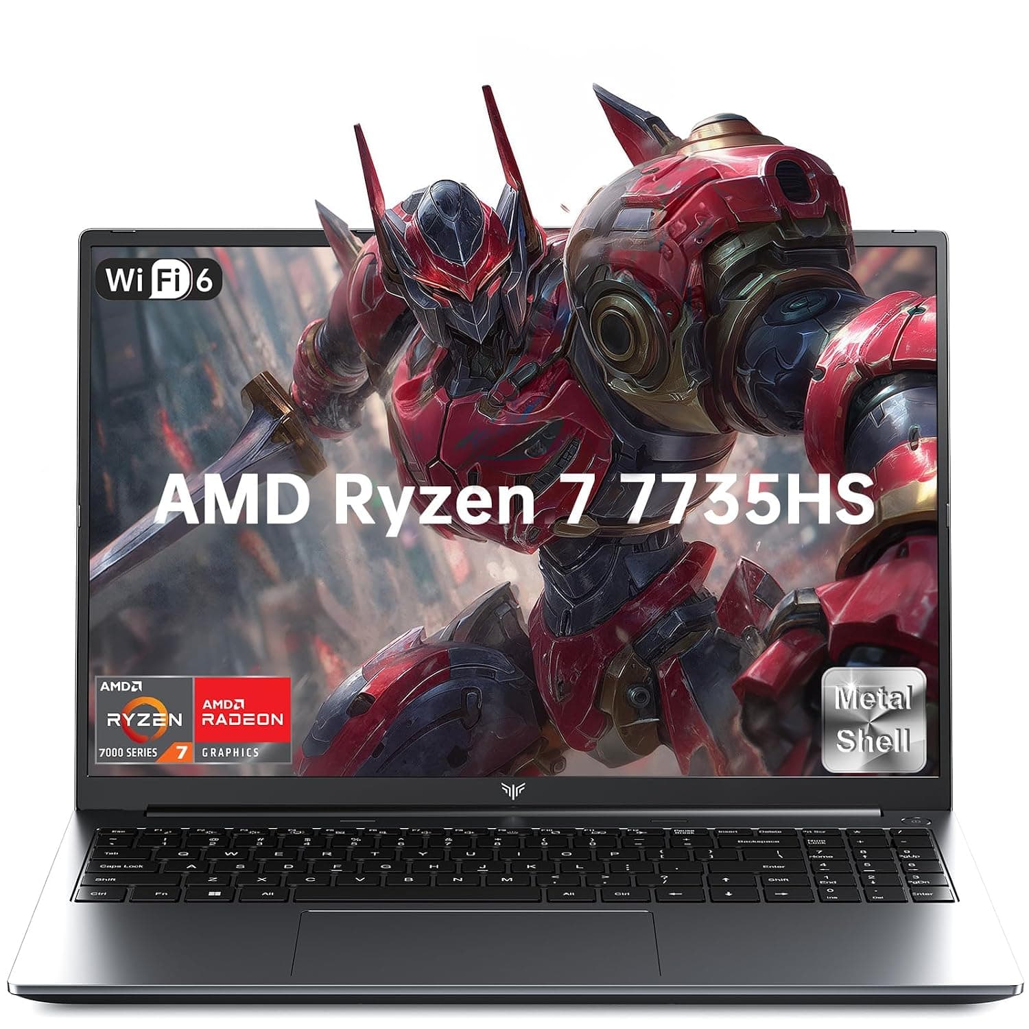 MALLRACE 2026 Light Gaming Laptop,AMD Ryzen 7 5825U (Beat Intel i7-1255,up to 4.5GHz),15.6 Inch FHD Display,16GB DDR5 RAM,1TB PCIe SSD, AMD Radeon Graphics, Numbers Keyboard, Wi-Fi 6, Windows 11