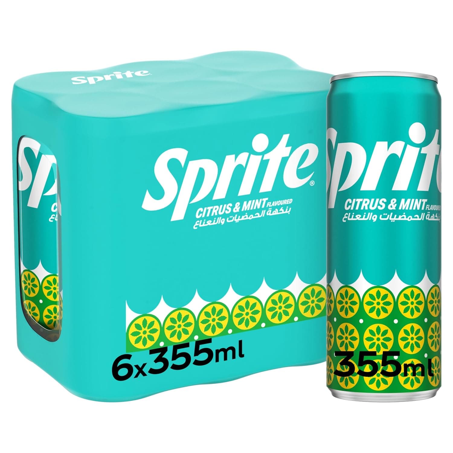Sprite Citrus Mint Soft Drink – 6 x 355 ml