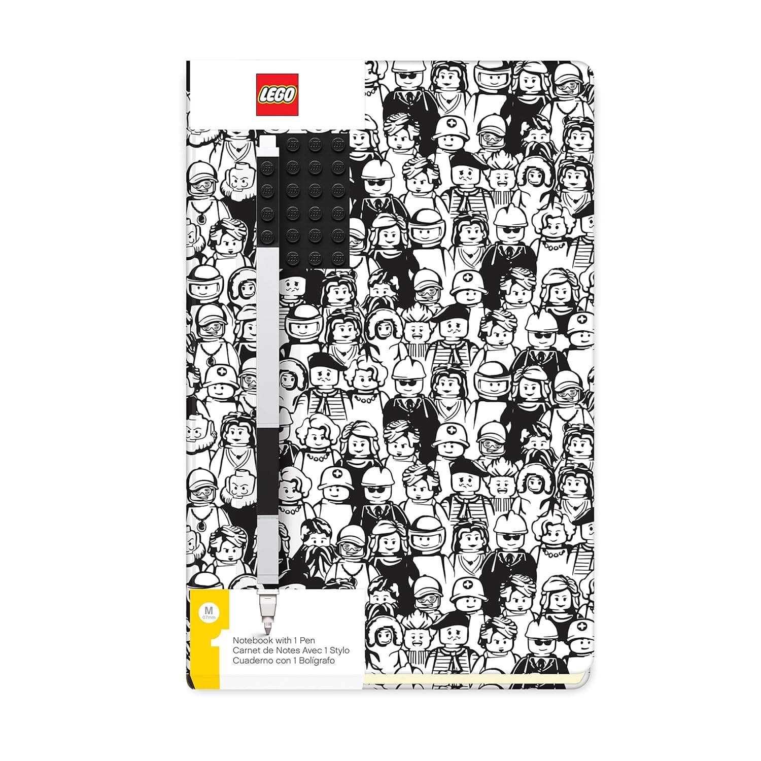 LEGO Notebook and gel pen - minifigure stationery