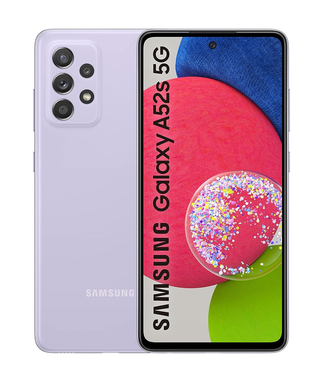 Samsung Galaxy A52s Dual SIM 256GB ROM + 8GB RAM Factory Unlocked 5G Smartphone (Awesome Violet) - International Version