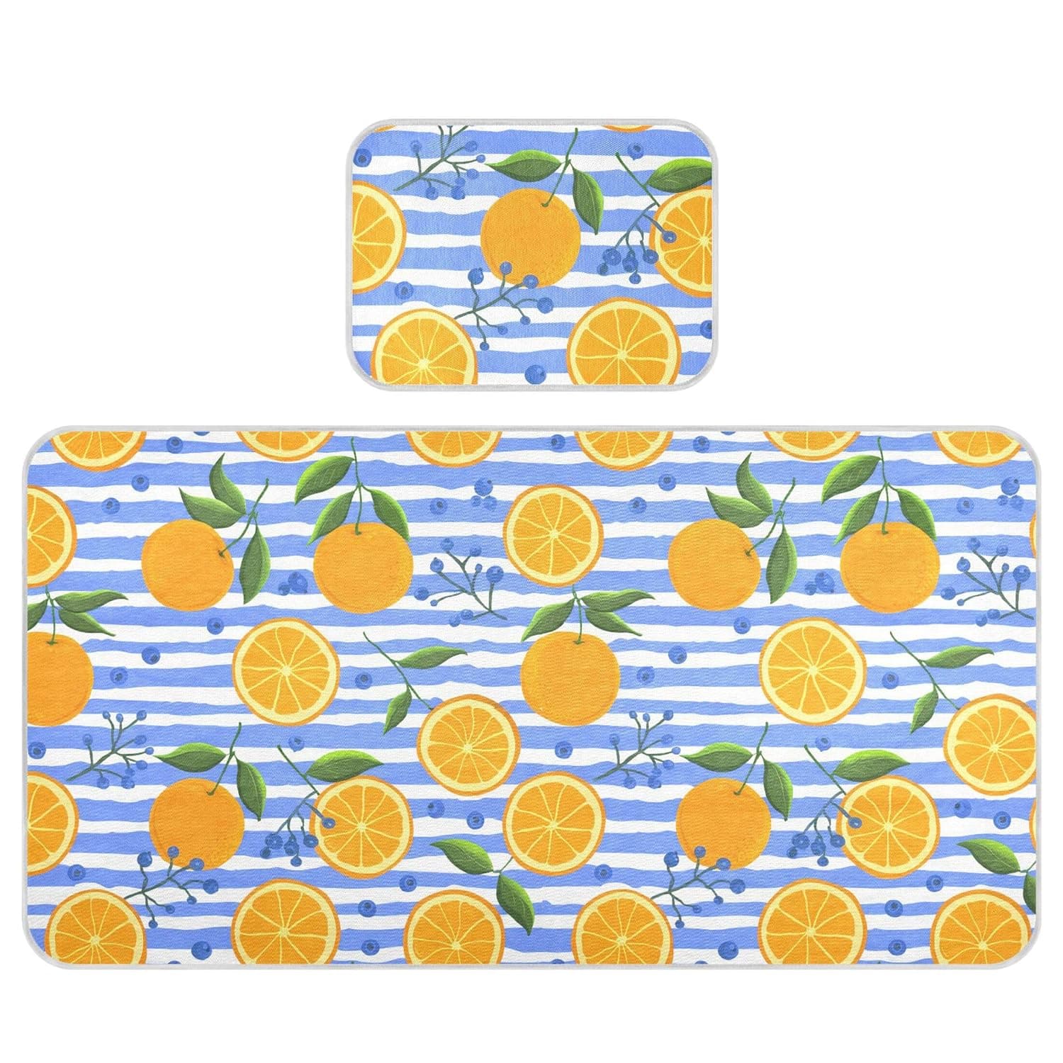 Vibrant Oranges Baby Cooling Mattress Pad, Soft & Breathable Cooling Mat Keep Baby Cool in Summer 28x52 in, Nursery Essential