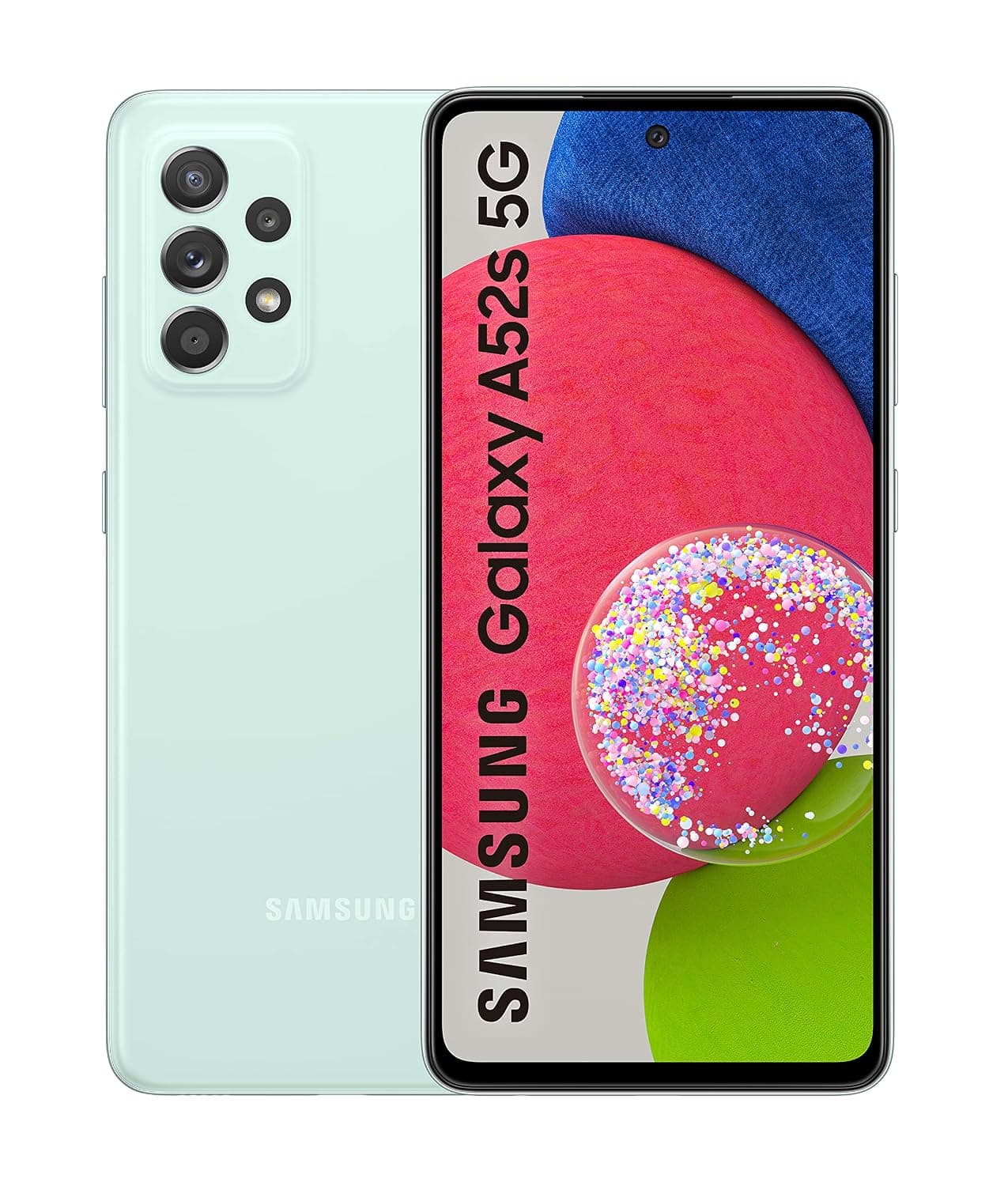 Samsung Galaxy A52s Dual SIM 256GB ROM + 8GB RAM Factory Unlocked 5G Smartphone (Awesome Mint) - International Version
