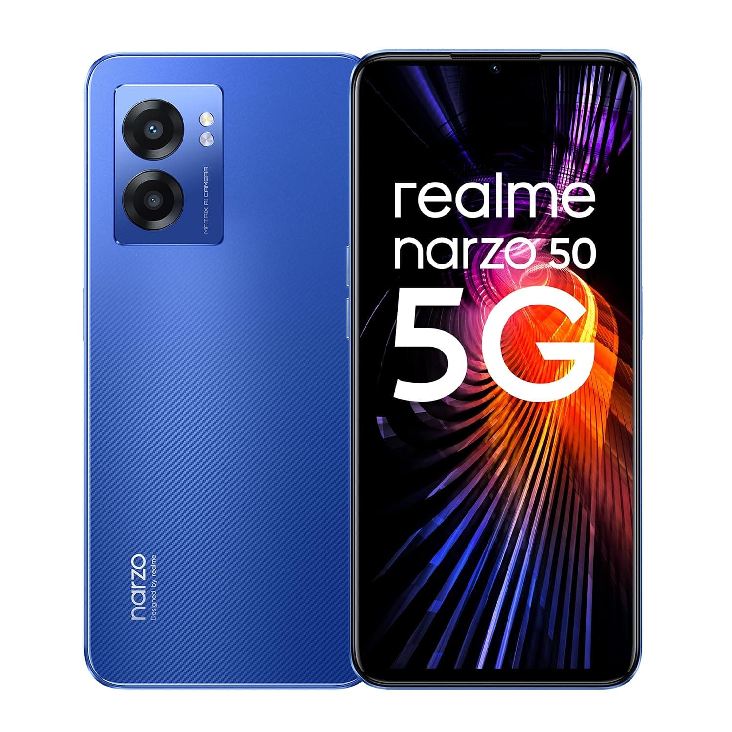 realme narzo 50 5G (Hyper Blue, 4GB RAM+128GB Storage) Dimensity 810 5G Processor | 48MP Ultra HD Camera
