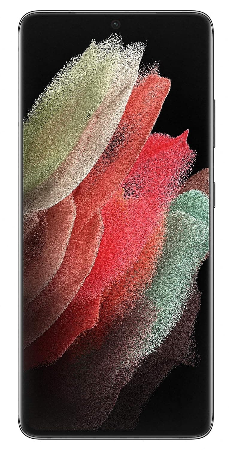 Samsung Galaxy S21 Ultra 5G SM-G998B Standard Edition Dual-SIM 512GB + 16GB RAM Factory Unlocked Android Smartphone (Phantom Black) - International Version