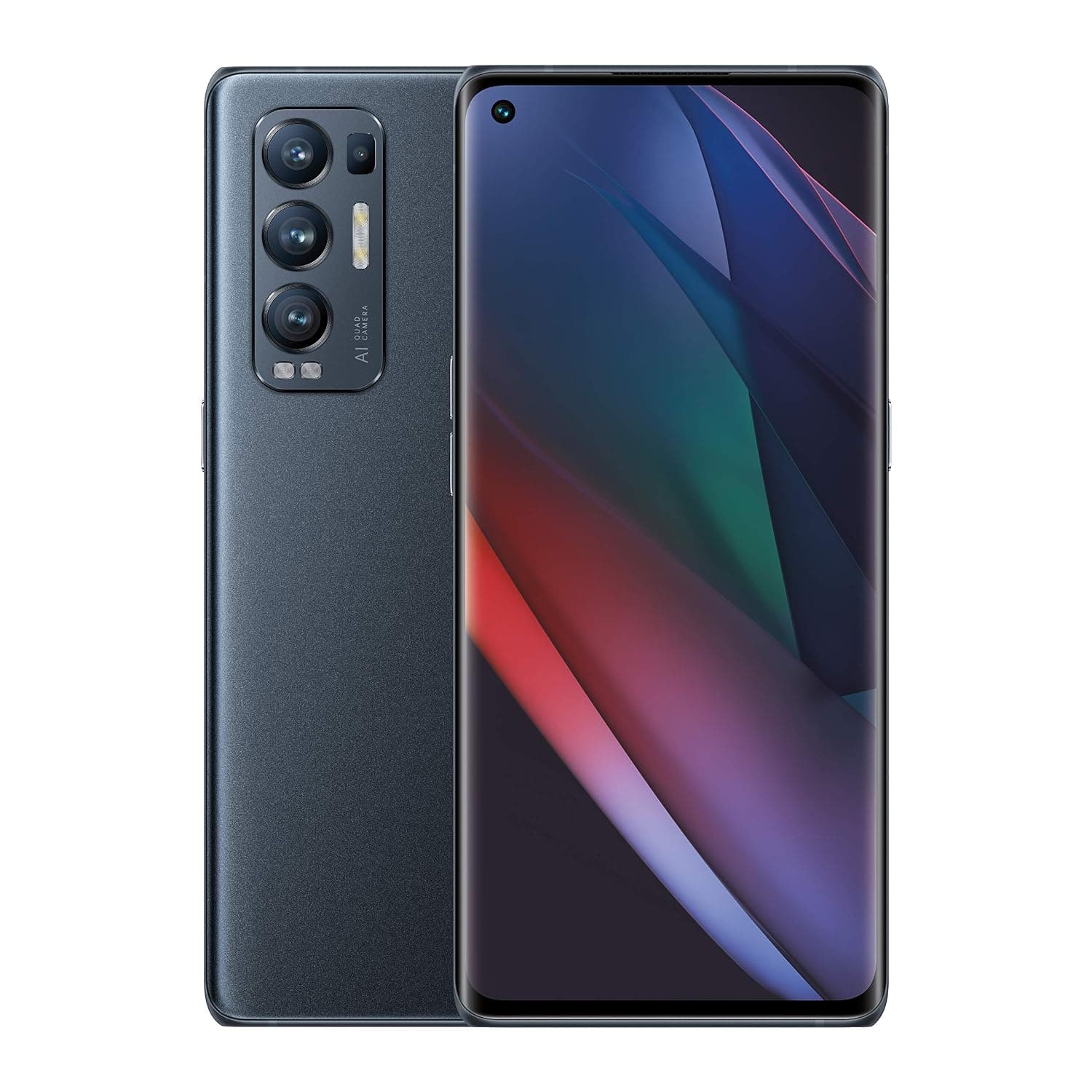 OPPO Find X3 Neo 5G - 12GB RAM and 256GB Storage SIM Free Smartphone (6.55 inch, 50MP Quad Camera, Snapdragon 865 Processor, Dual SIM) - Black