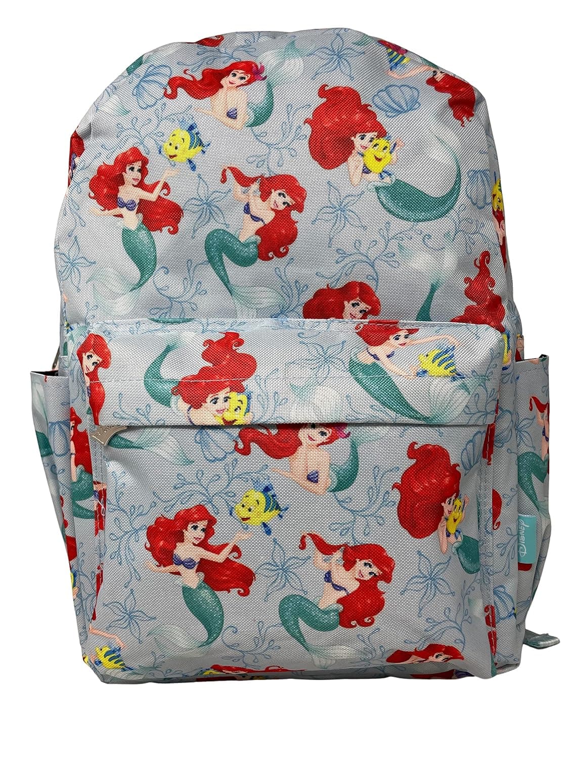 Disney The Little Mermaid Ariel All Over Print 16 Inch Backpack, Multicolor, 16 Inch, Backpack
