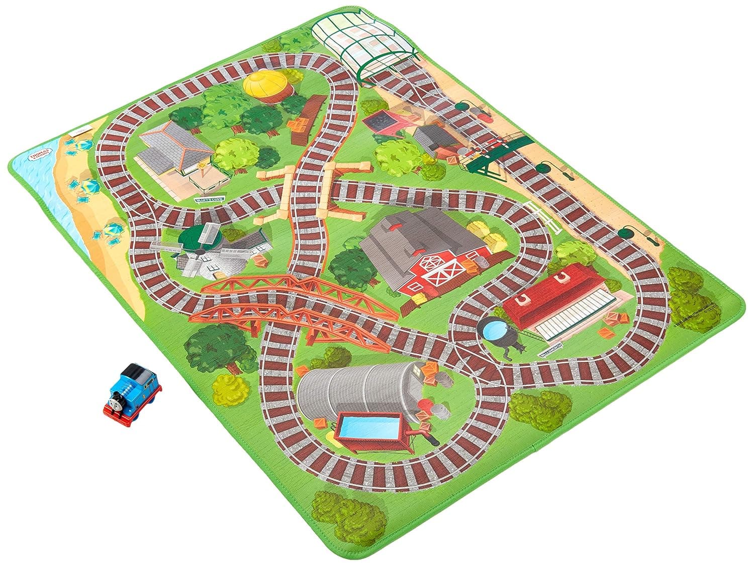 Thomas & Friends TCG and Original Mega Mat with Bonus Vehicle 6-Pieces