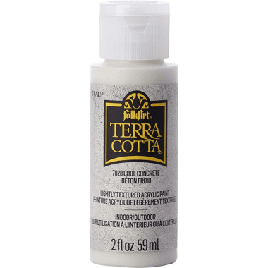 Plaid Terra Cotta Finish Acrylic Paint
Cool Concrete, 2.00 oz ( 56.83 ml )