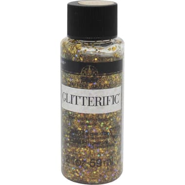 Plaid FolkArt Glitterific Acrylic Paint
Gold, 2.00 oz ( 56.83 ml )
