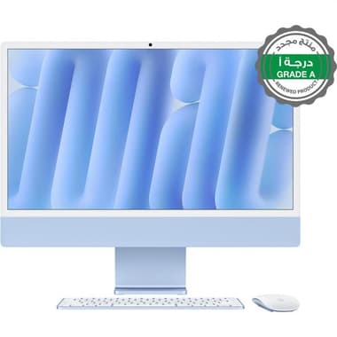Renewed Grade A Apple iMac Desktop Computer
24", M4 10-core CPU, 10-core GPU, 256 GB SSD, 16 GB RAM