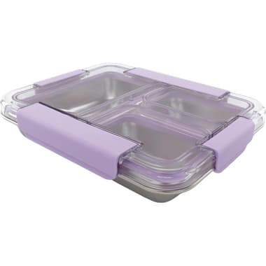 Lunch Box
Rectangle, Single Layer with 3 Partition, Purple