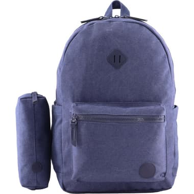 Atrium Canvas Backpack with Accessory