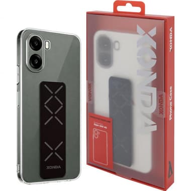 Xonda Back Cover Mobile Case with Strap
for Oppo A6X, Clear