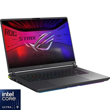Asus ROG Strix Gaming Laptop
AI, 16", Intel Core Ultra 9, 32 GB RAM, 2 TB M.2 PCIe NVMe 4.0 SSD, Windows 11 Home, NVIDIA GeForce 12 GB