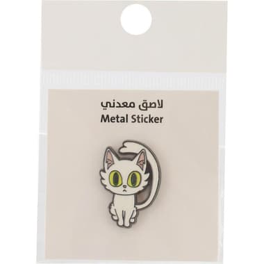 3D Stickers
Non-Desert Animal: Cat White with Golden Eye, 1 Piece