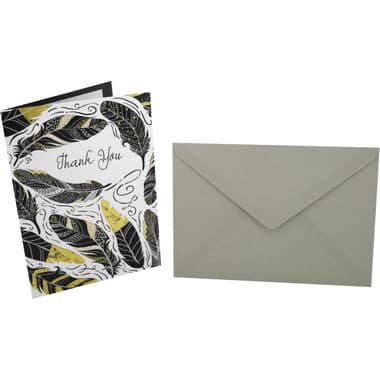Designer Greetings Card & Envelope
"Thank You", Assorted Color