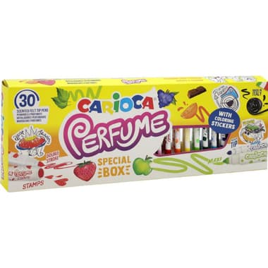 Carioca Perfume Stamps Felt-tip Marker
Assorted Color, 30 Pieces