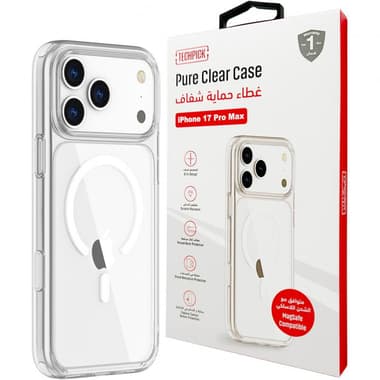 Techpick Pure Back Cover Mobile Case with MagSafe
for iPhone 17 Pro Max, Clear