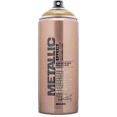 MONTANA-CANS Metallic Effect Acrylic Spray Paint
Metallic Gold, 400.00 ml ( 14.08 oz )