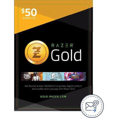 Razer Gold 50$ E-Voucher (Delivery by eMail)
Digital Code (KSA)