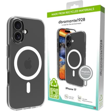 DBRAMANTE1928 Greenland Pro MS Back Cover Mobile Case with MagSafe
for iPhone 17, Clear