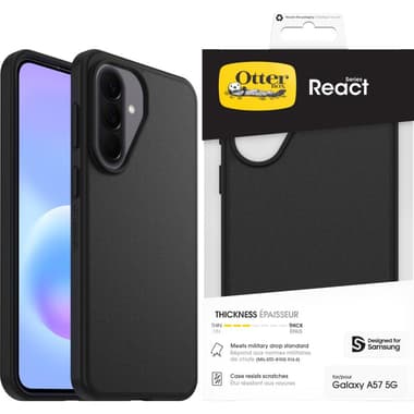 OtterBox React Back Cover Mobile Case
for Samsung Galaxy A57 5G, Black