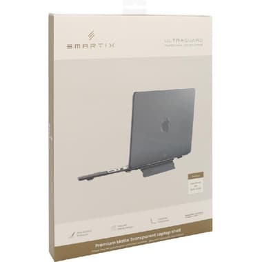 SMARTIX Top and Bottom Cover
Hardshell Case, for MacBook Air 13 M2/MacBook Air 13 M3, Black