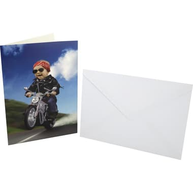Designer Greetings Card & Envelope
"Born to Be Bad. Happy Birthday", Assorted Color
