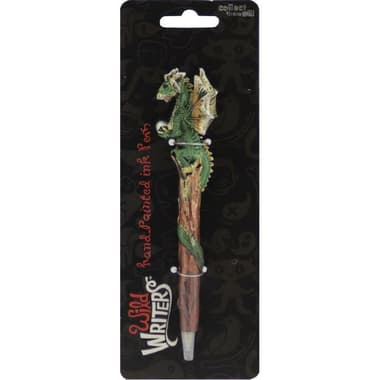 Wild Writers Polystone Dragon Rollerball Pen
Blue Ink Color, Medium, Ballpoint