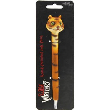 Wild Writers Polystone Tiger Rollerball Pen
Blue Ink Color, Medium, Ballpoint